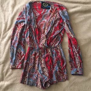 Paisley romper